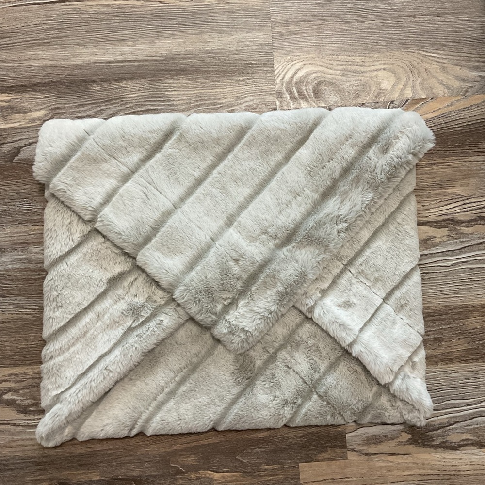Cozy Acres Baby Infant and Toddler Minky Blanket Gray